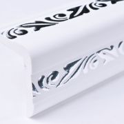 Уголок Декоративный 25*25*2700 мм Д-03 - белый (серебро) (30)
